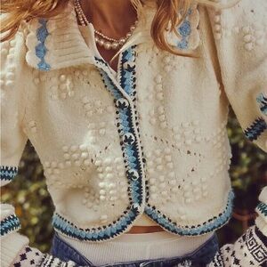 Free People Bali Audrey Sweater size small. NWOT.